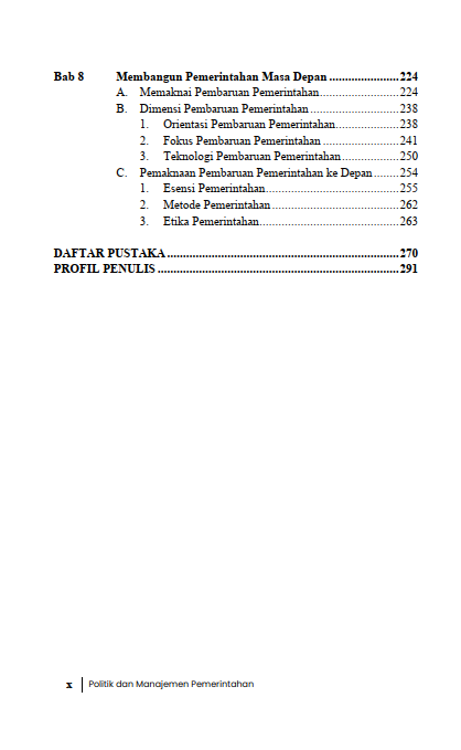 Buku Politik Dan Manajemen Pemerintahan - Gambar 4