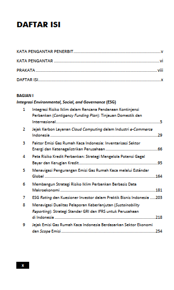Buku Transformasi Menuju Bisnis Hijau Perusahaan Panduan Praktis Green Productivity Dan Manajemen Risiko Iklim Berbasis ESG - Gambar 2