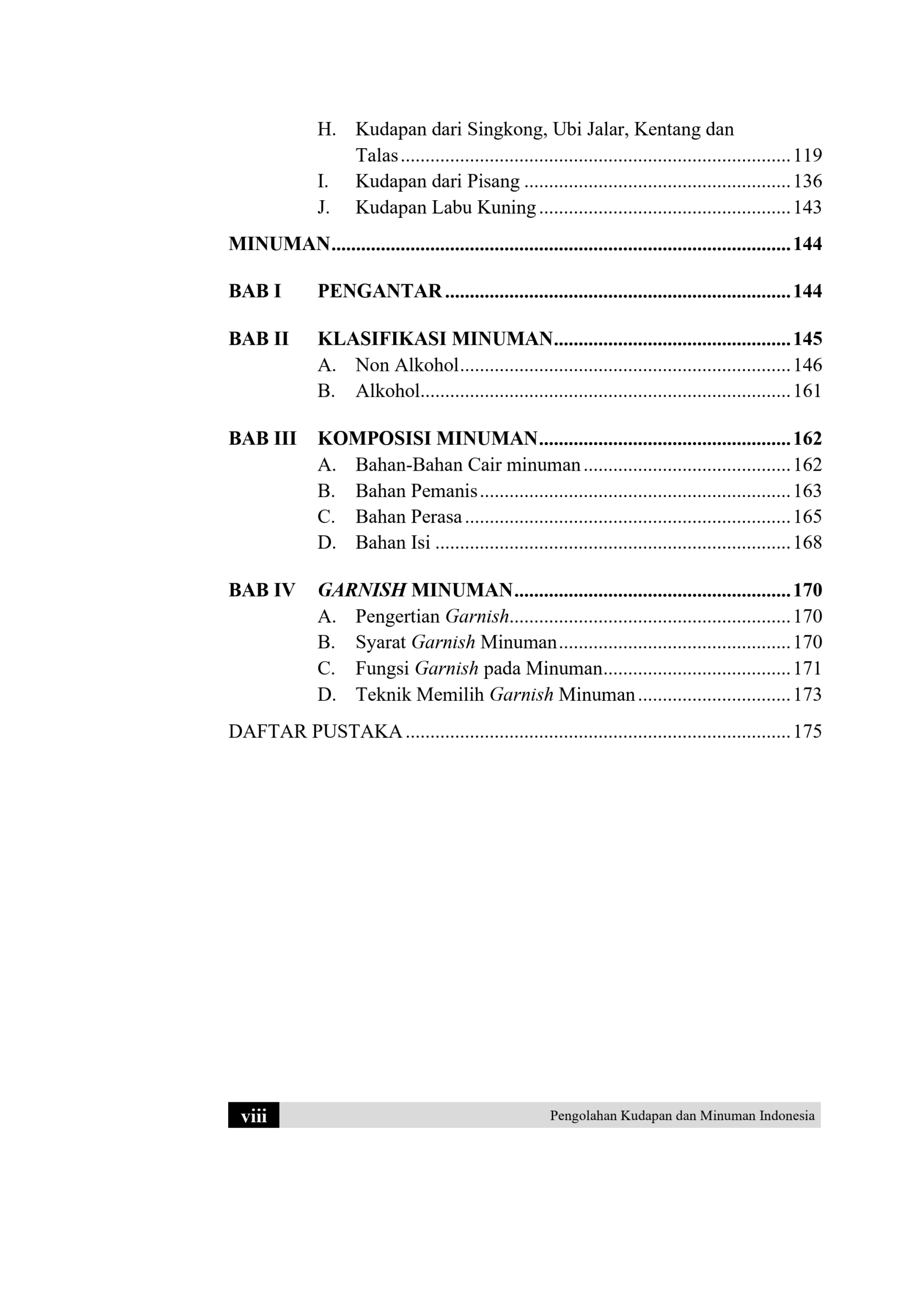 Buku Pengolahan Kudapan dan Minuman Indonesia - Gambar 3