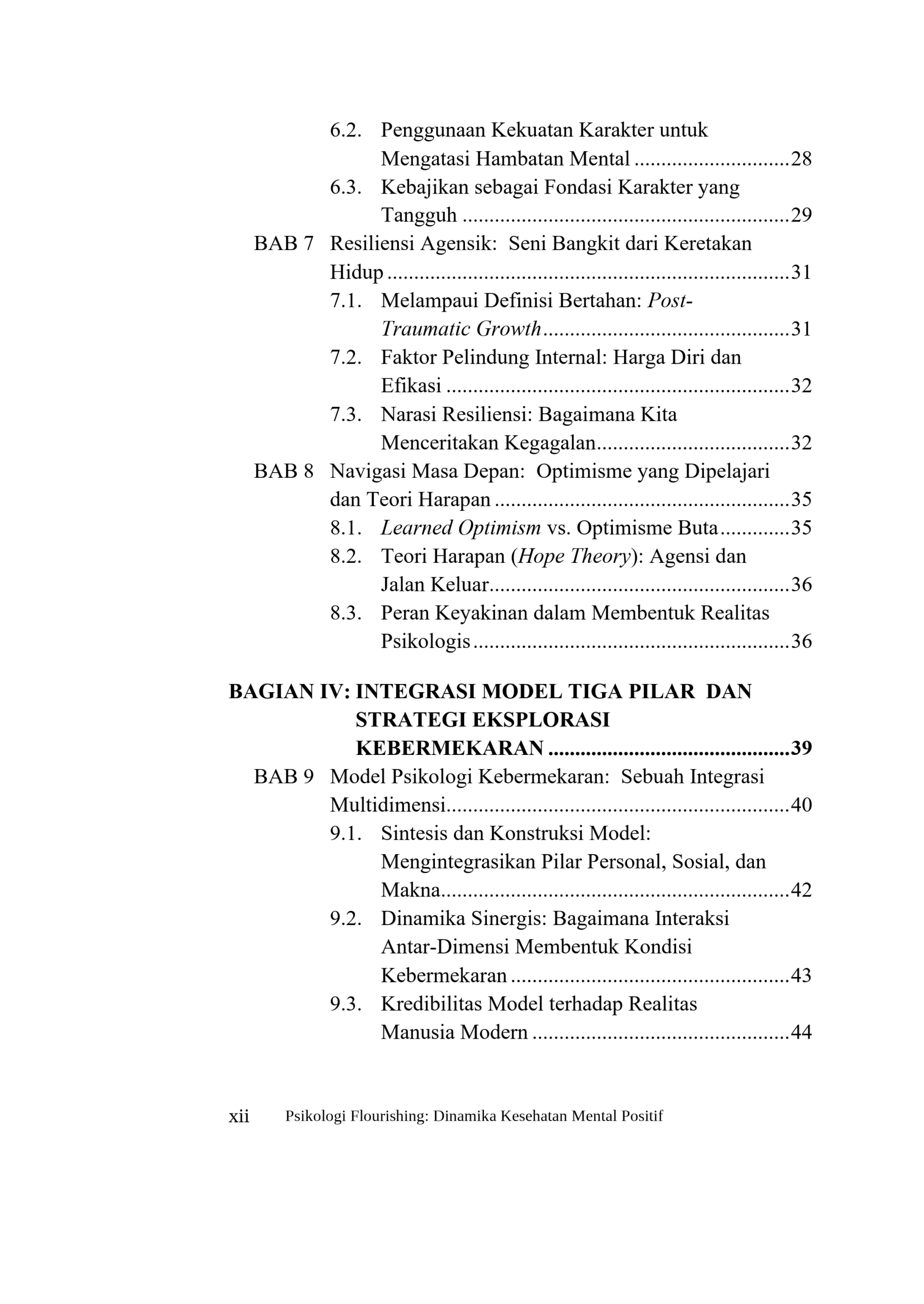 Buku Psikologi Flourishing: Dinamika Kesehatan Mental Positif - Gambar 4