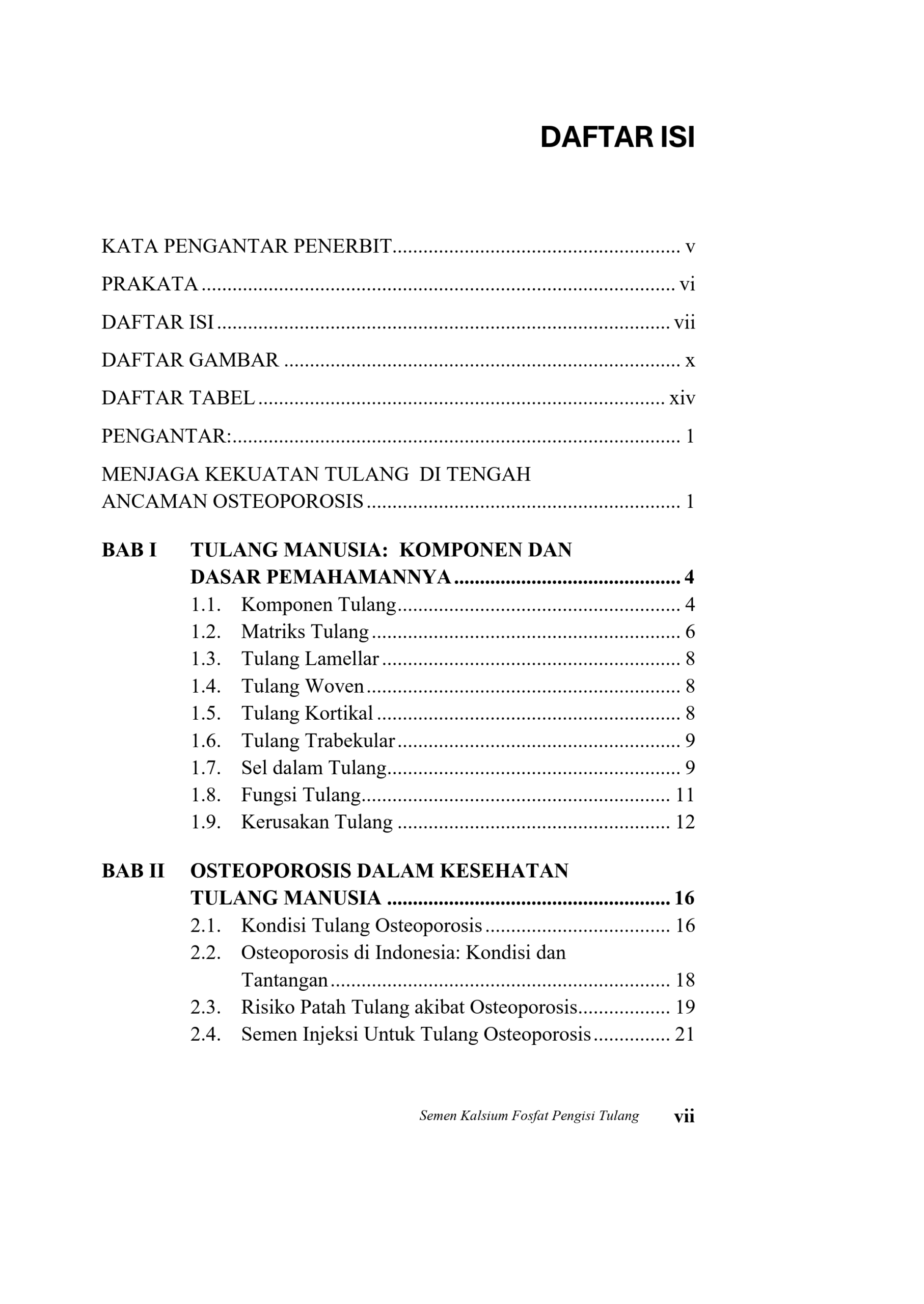 Buku Semen Kalsium Fosfat Pengisi Tulang - Gambar 2