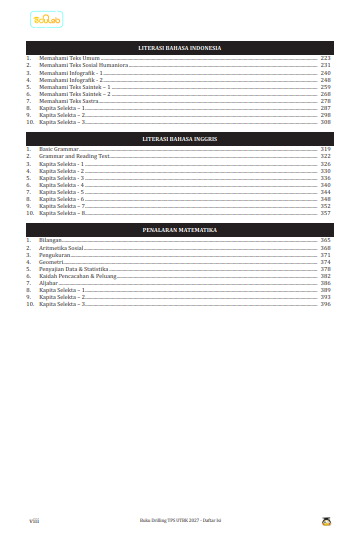 Buku Drilling TPS UTBK 2027 - Gambar 3
