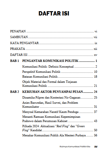 Buku Riuhnya Komunikasi Politik Kita - Gambar 2