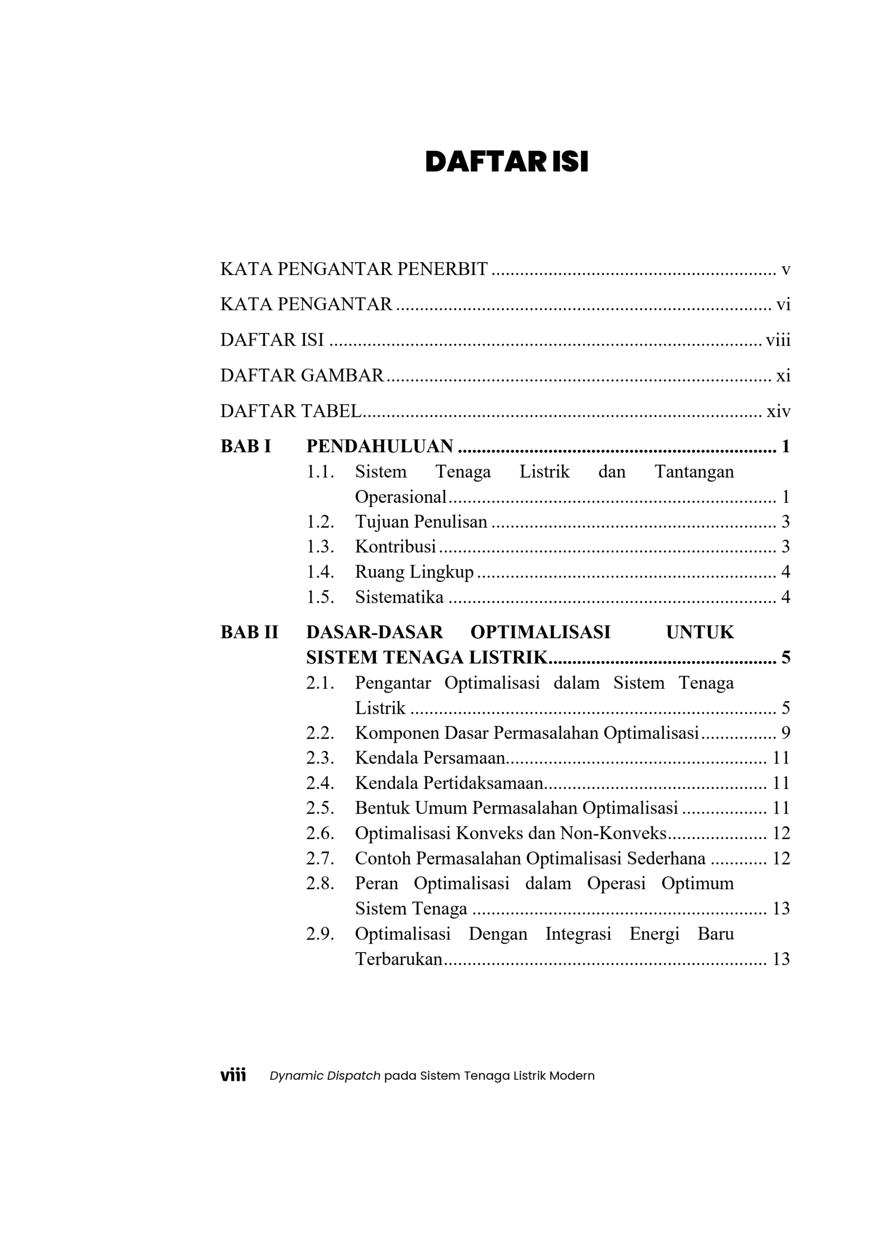 Buku Dynamic Dispatch pada Sistem Tenaga Listrik Modern - Gambar 2