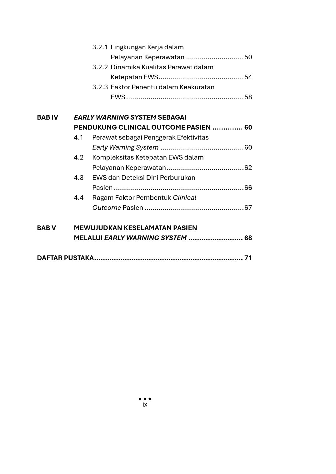 Buku Early Warning System Dalam Praktik Keperawatan Dan Keselamatan Pasien - Gambar 2