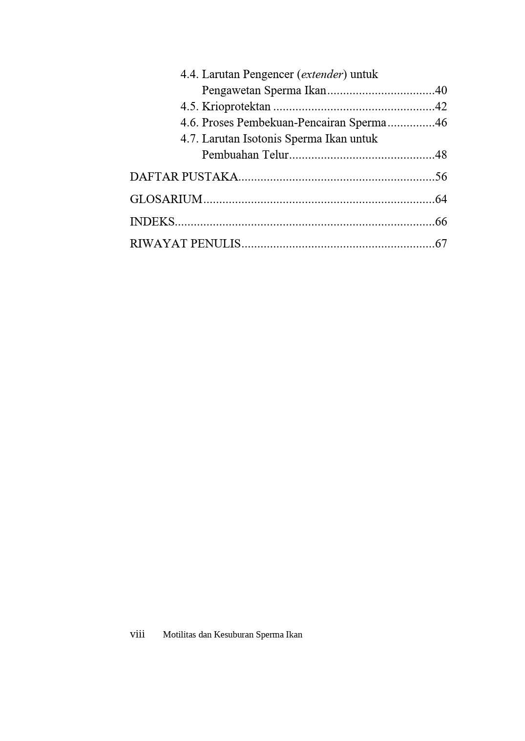 Buku Motilitas Dan Kesuburan Sperma Ikan - Gambar 3