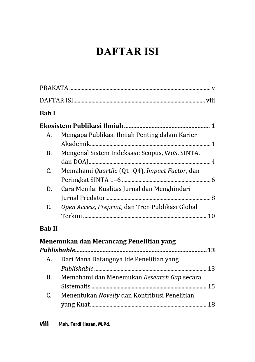 Buku Publikasi Artikel Di Jurnal Ilmiah: Dari Ide sampai Terbit - Gambar 2