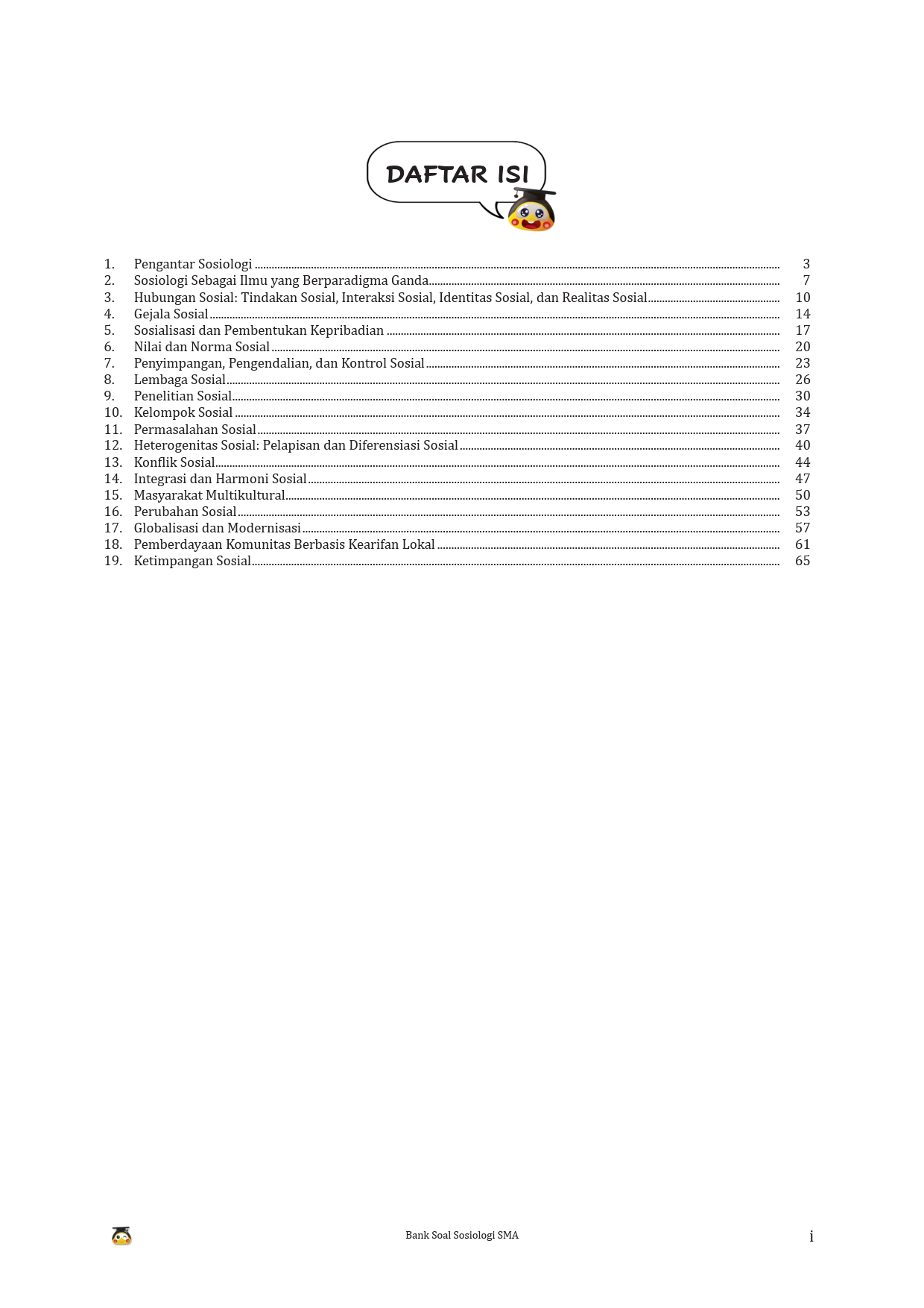 Buku Bank Soal Sosiologi SMA 2026/2027 - Gambar 2