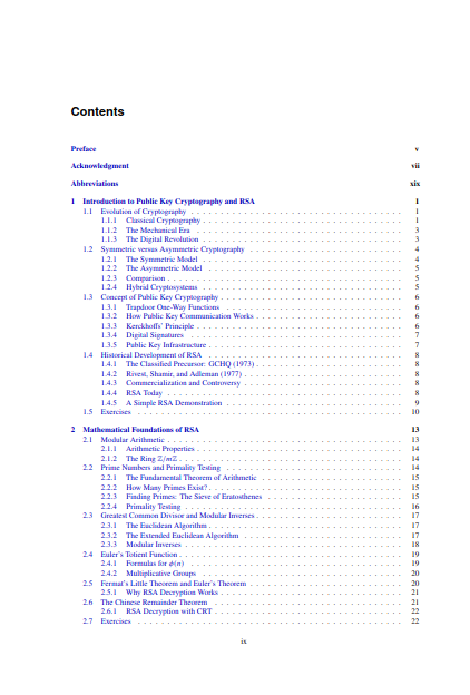 Buku The RSA Cryptosystem and Its Variants Theory, Security and Applications - Gambar 2
