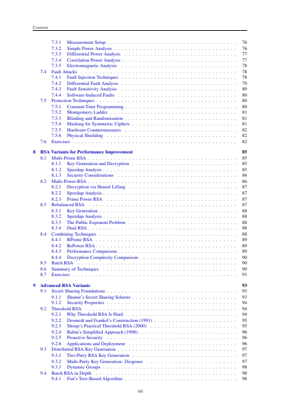 Buku The RSA Cryptosystem and Its Variants Theory, Security and Applications - Gambar 4